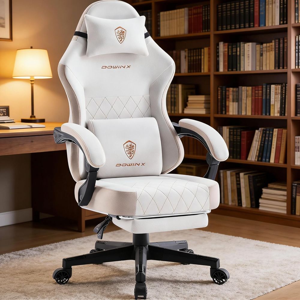 Gaming Chair Cushion - Ergonomic Gaming Chair with Spring Cushion,