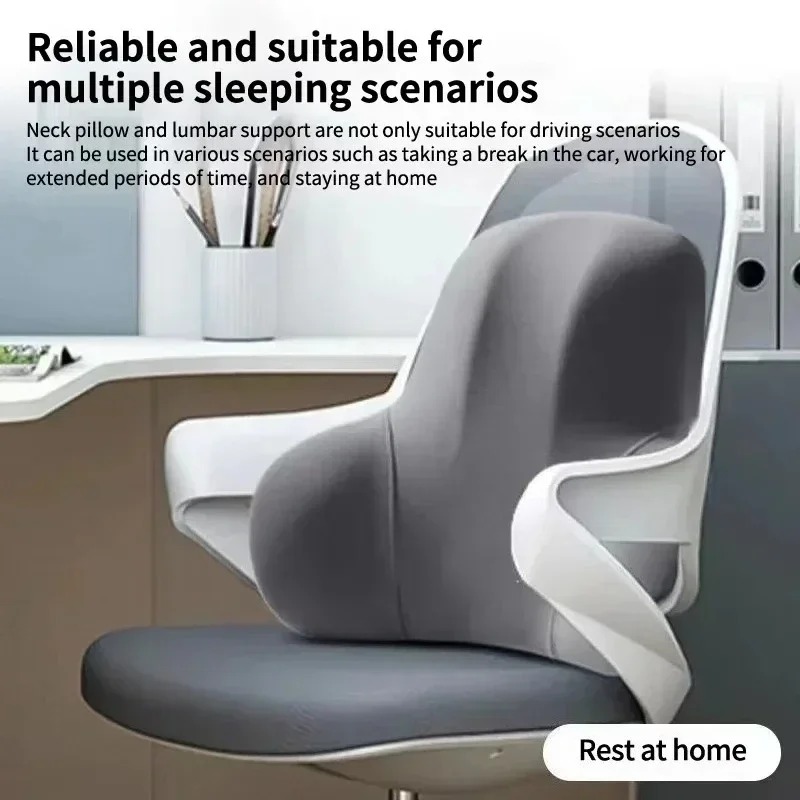 Gaming Chair Cushion - New Lumbar Back Cushion with Memory