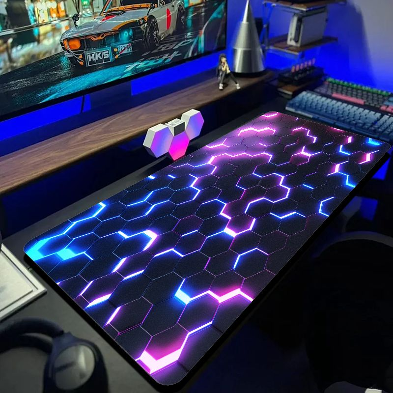 Gaming Console News - VIKAMA Pink And Purple Neon Honeycomb