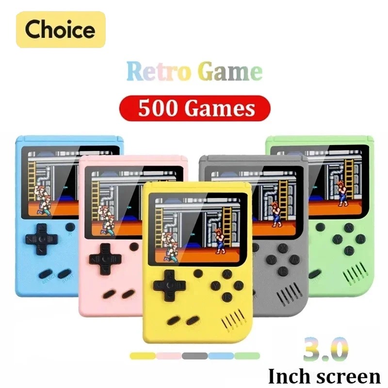 Gaming Console Display - Retro Portable Mini Handheld Video Game