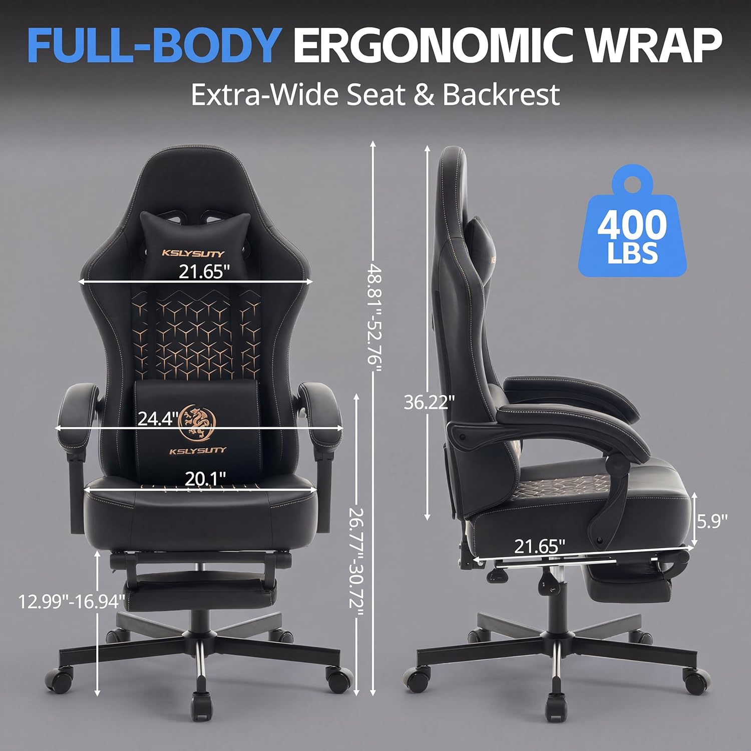 Gaming Chair with Pocket Sprin - Gaming Chair Cushion reseña y precio