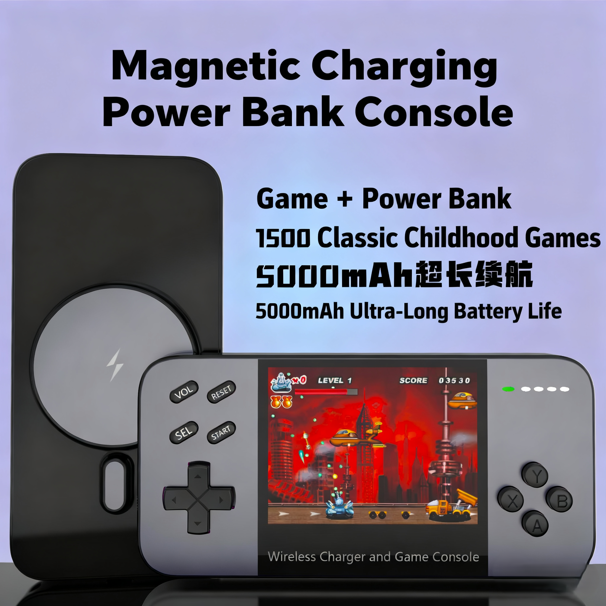 New game console with 1500 gam - Gaming Console For Phone reseña y precio