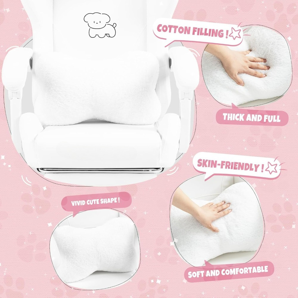 Cute Gaming Chair with Lumbar  - Gaming Chair Cushion reseña y precio