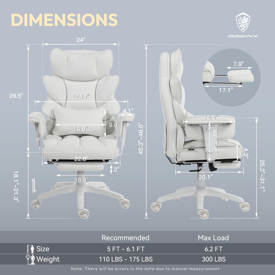 Big and Tall Office Chair with - Gaming Chair Cushion reseña y precio
