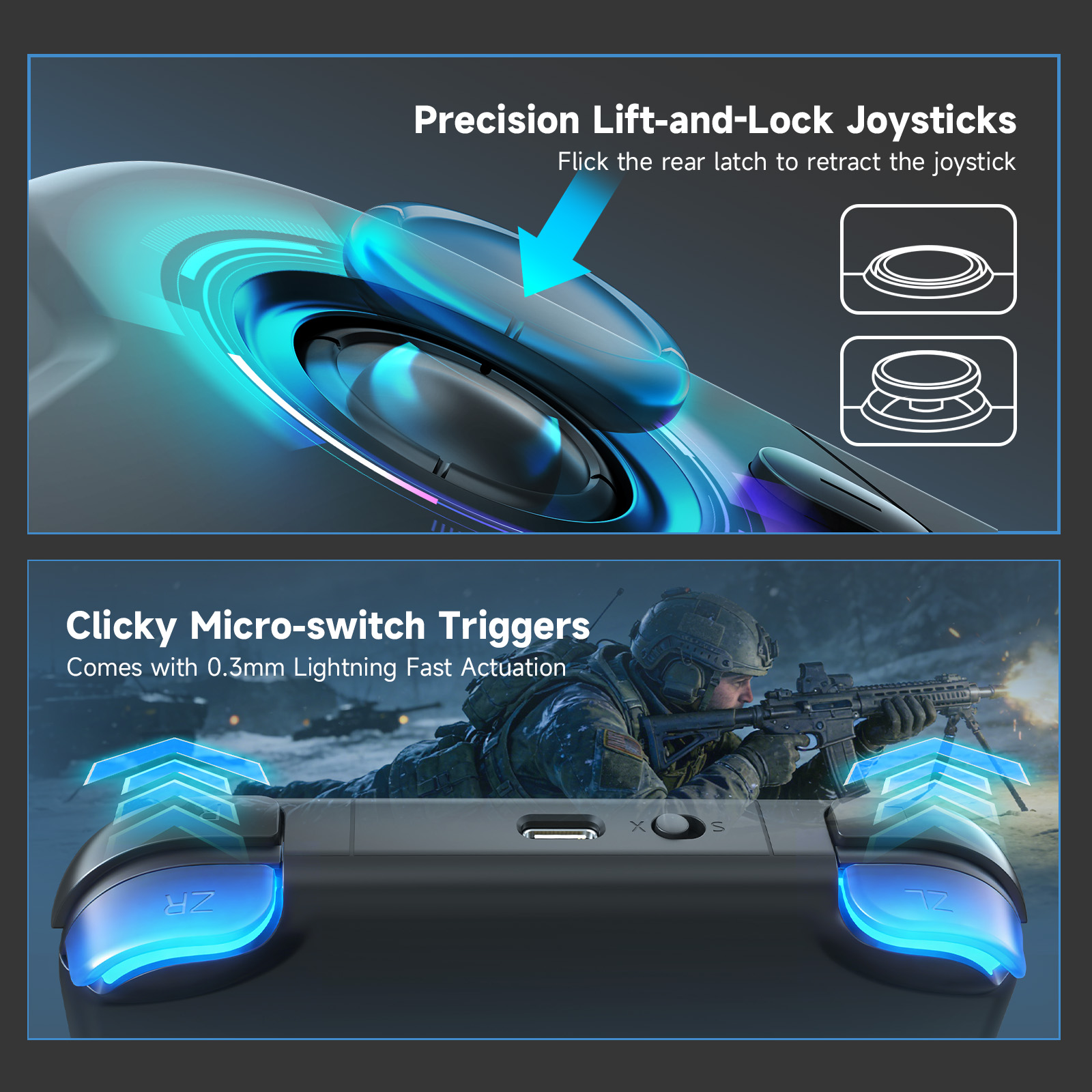 AceGamer Pocket Game Controlle - Gaming Console For Phone reseña y precio