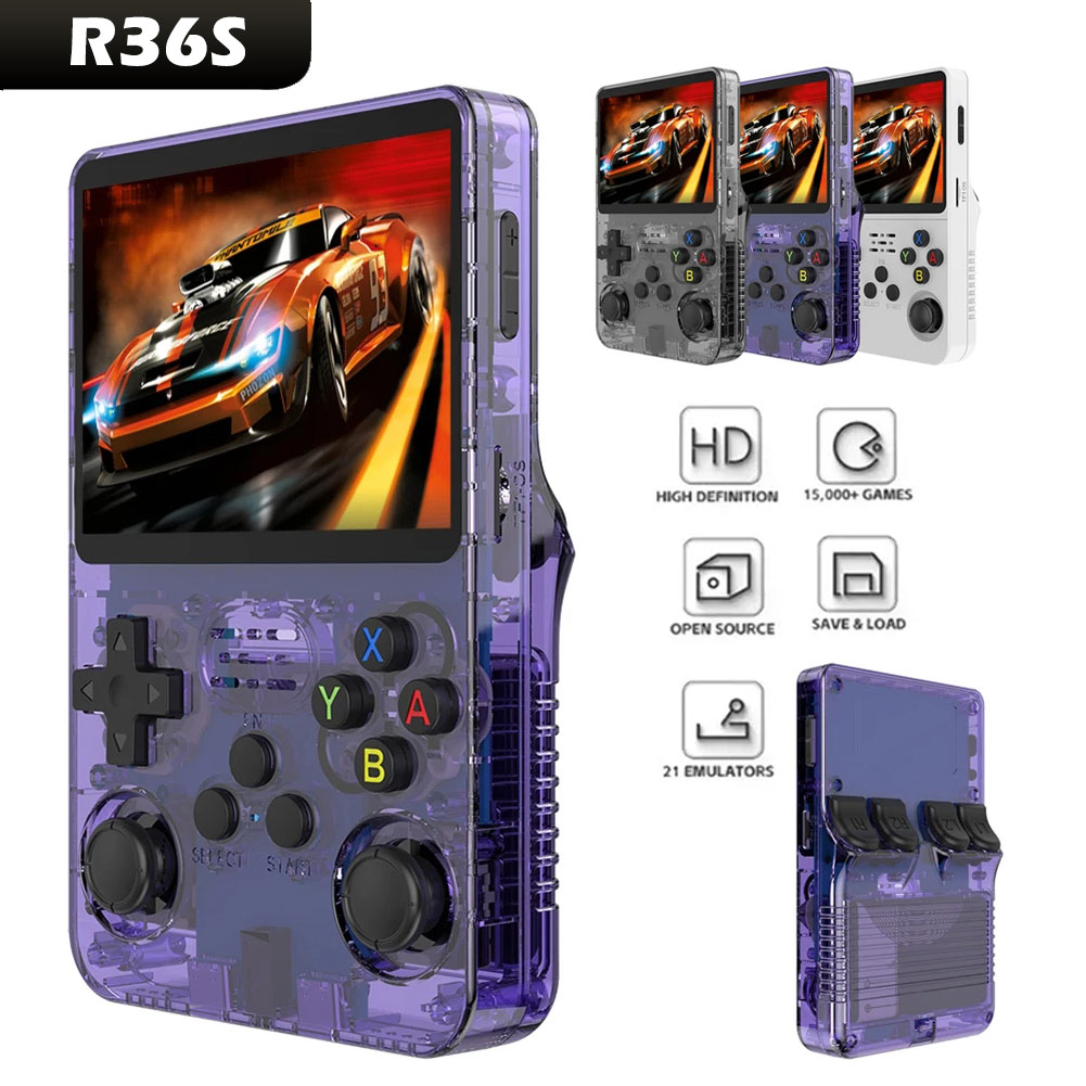 New Open Source R36S Retro Han - Gaming Console Years reseña y precio
