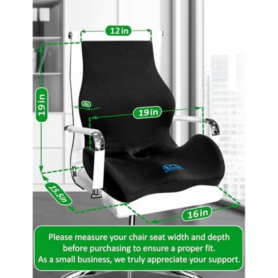 Ergonomic Memory Foam Seat Cus - Gaming Chair Cushion reseña y precio