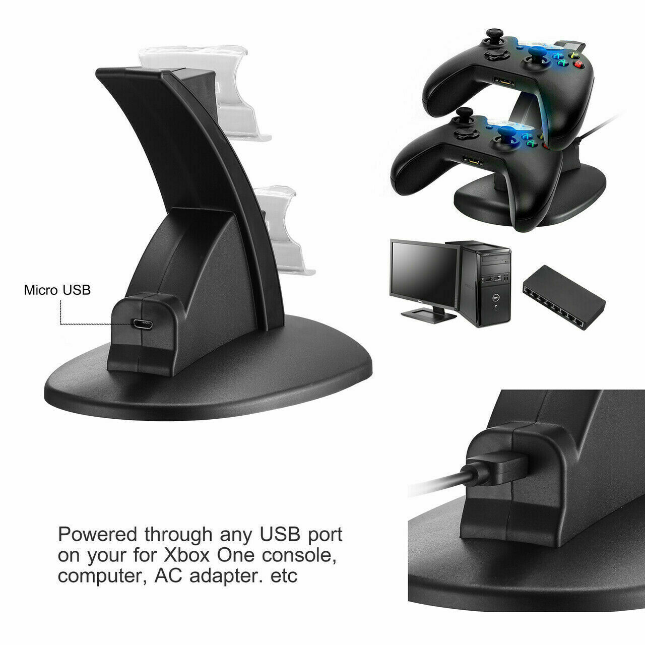 New LED Dual USB Charging Char - Gaming Console News reseña y precio